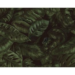 Tapetti Rebel Walls Cameroon Fern, 0.50x10m, non-woven, peikonlehti, vihreä