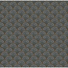 Tapetti Rebel Walls Marmaris Cloud, 0.50x10m, non-woven, Art Deco, harmaa