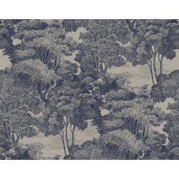 Metsätapetti Rebel Walls Saint Sebastian Slate, 0.50x10m, non-woven, sininen