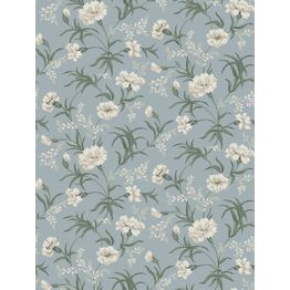 Tapetti Sandberg Emilie, non-woven, romanttinen, sininen