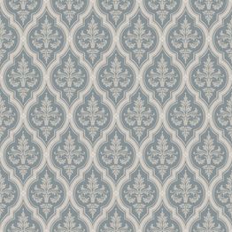 Tapetti Sandberg Lillie, non-woven, ornamentti, sininen