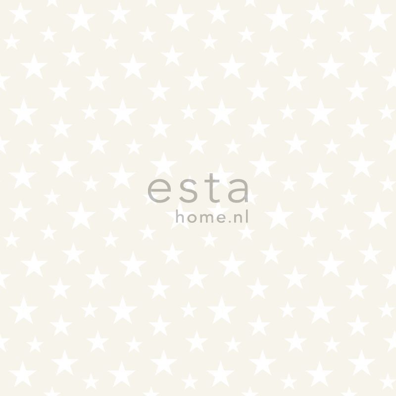 Tapetti Stars 128715 0,53x10,05 m helmiäisvalkoinen
