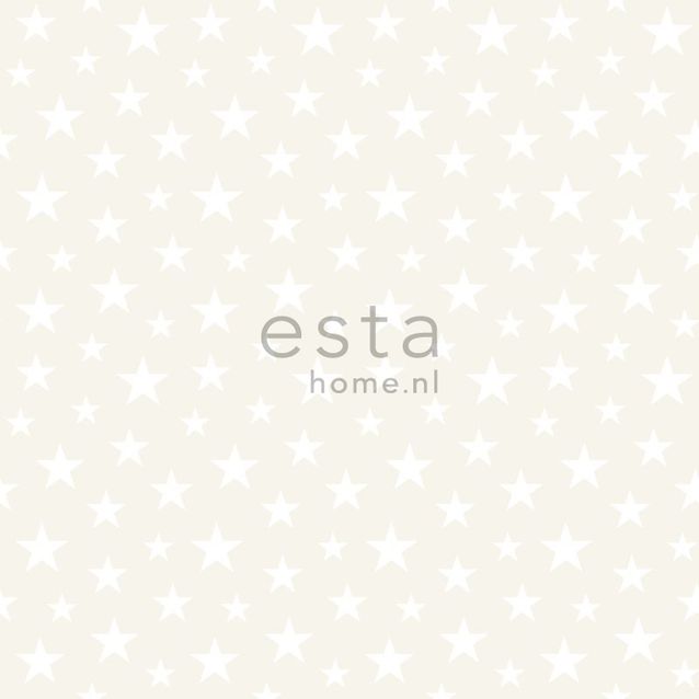 Tapetti Stars 128715 0,53x10,05 m helmiäisvalkoinen