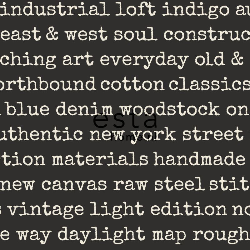 Tapetti Text 137708 0,53x10,05 m harmaa non-woven