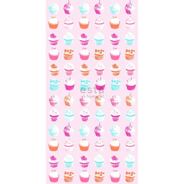 Lastenhuoneen tapetti WallpaperXXL Cupcakes 158715 46,5 cm x 8,37 m