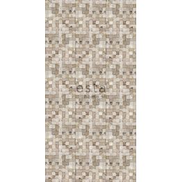 Tapetti WallpaperXXL Marble Squares 158201 46,5 cm x 8,37 m beige