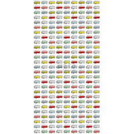 Lastenhuoneen tapetti WallpaperXXL Vintage Transporters 158713, 46.5cmx8.37m, auto, monivärinen