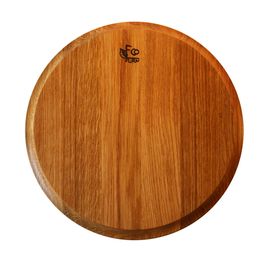 Tarjotin EcoFurn Ø31 x 2,5 cm tammi pellavaöljytty