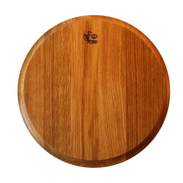 Tarjotin EcoFurn Ø31 x 2,5 cm tammi pellavaöljytty