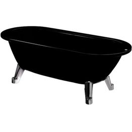 Tassuamme Gustavsberg GBG 6316 ilman jalkoja 186 l 1580x680 mm musta