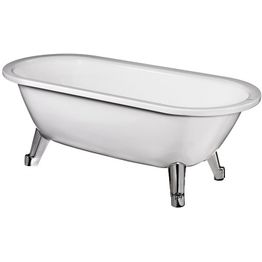 Tassuamme Gustavsberg GBG 6316 ilman jalkoja 186 l 1580x680 mm valkoinen