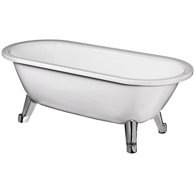 Tassuamme Gustavsberg GBG 6316 ilman jalkoja 186 l 1580x680 mm valkoinen