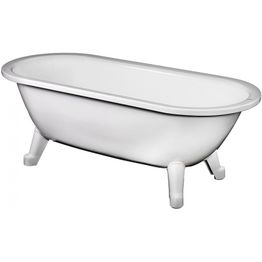 Tassuamme Gustavsberg GBG 6316 jaloilla 186 l 1580x680 mm valkoinen