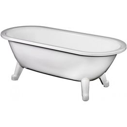 Tassuamme Gustavsberg GBG 6368 valkoisilla jaloilla 209 l 1680x730 mm valkoinen