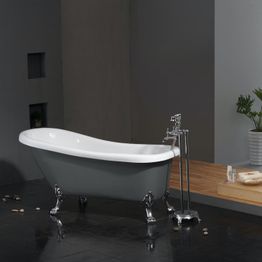 Tassuamme Bathlife Ideal 1530x670 mm harmaa