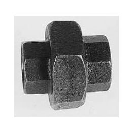 Teräs-kartioliitin musta DN 50 sisäkierre