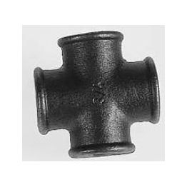 Teräs-ristiyhde musta sisäkierre DN 25