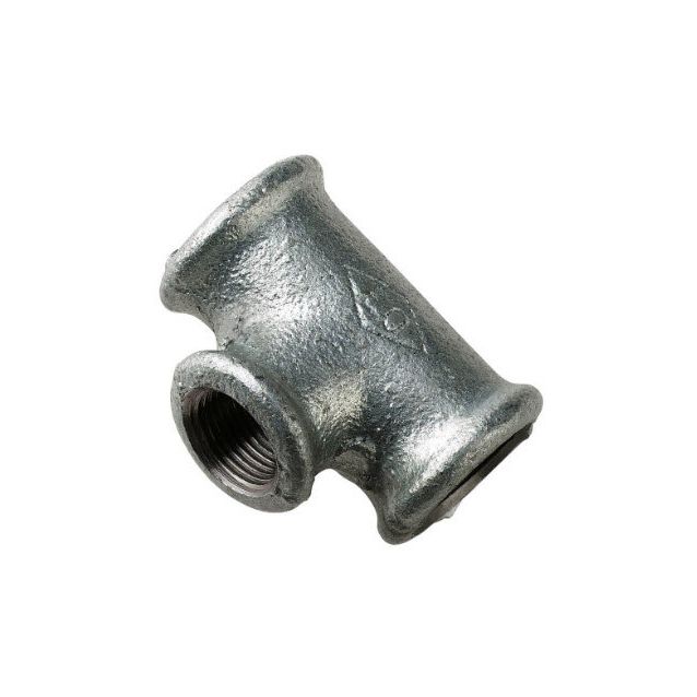Teräs-supistus-T-yhde sinkitty DN 20x15x20
