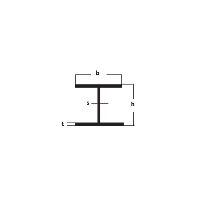 Teräspalkki HEA 240 S355J2 pituus 12 m