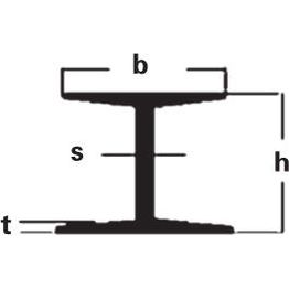 Teräspalkki INP 140 S235JR pituus 12 m