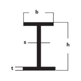 Teräspalkki IPE 360 S355J2 pituus 12 m