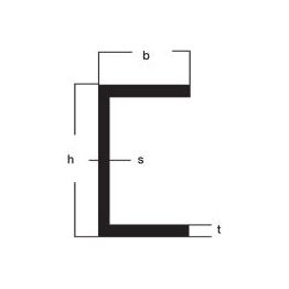 Teräspalkki UPE 100 S355J2 pituus 12 m