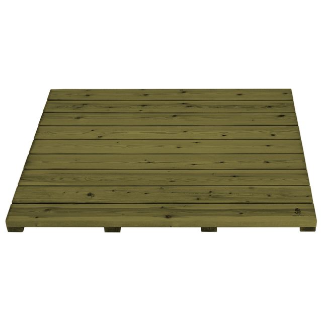 Vihreä laatta sopii suoraan pohjakehykseen T01