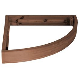 Terassielementti Viuhkalaatan kehikko T41R ruskea