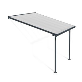 Terassikatos Palram-Canopia Feria 3 x 3 m harmaa/kirkas