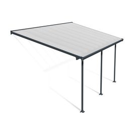 Terassikatos Palram-Canopia Feria 3 x 5,5 m harmaa/kirkas