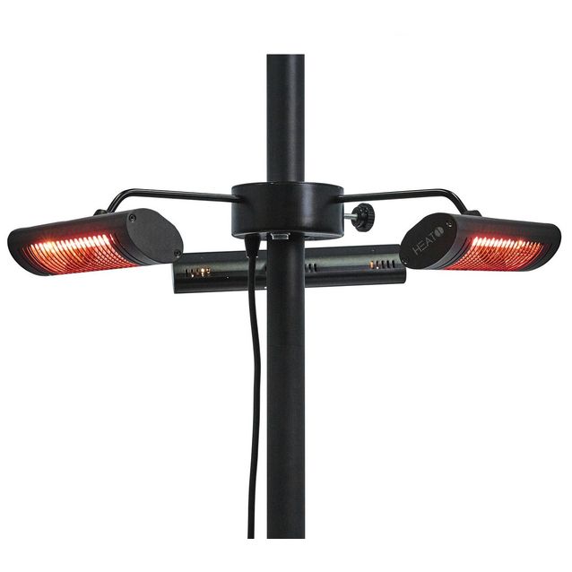 Terassilämmitin HEAT1 Eco High-line 3 x 670W kaukosäädin musta
