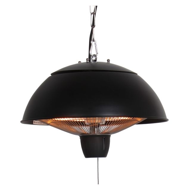 Terassilämmitin Hortus ripustettava malli 600/1500 W HA musta 