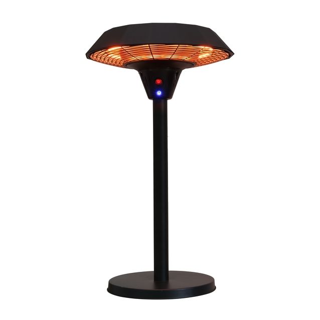 Terassilämmitin Hortus Ufo pöytämalli 800/1200/2100 W HA musta