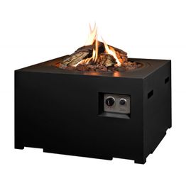 Terassilämmitin Jalotakka Jalotuli 3, 12,0kW, neliö, musta