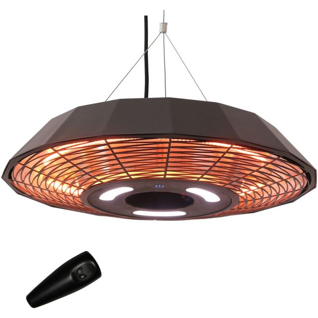 Terassilämmitin Hortus ripustettava malli 2000 W HA sis. kaukosäädin