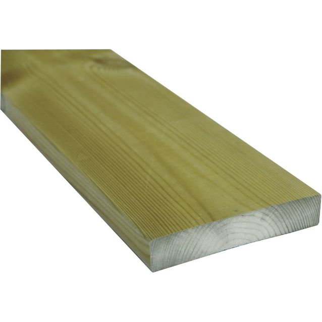 Terassilauta 28x145x2400mm, kestopuu, AB, vihreä