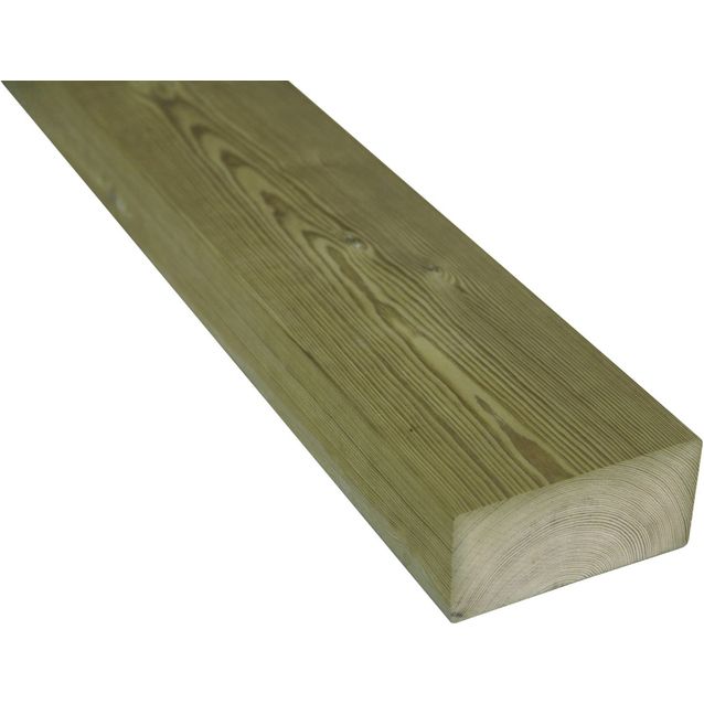 Terassin runkopuu 48x98x4200mm, kestopuu, A, vihreä