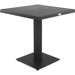Terassipöytä Bahamas 70x70 cm musta/musta