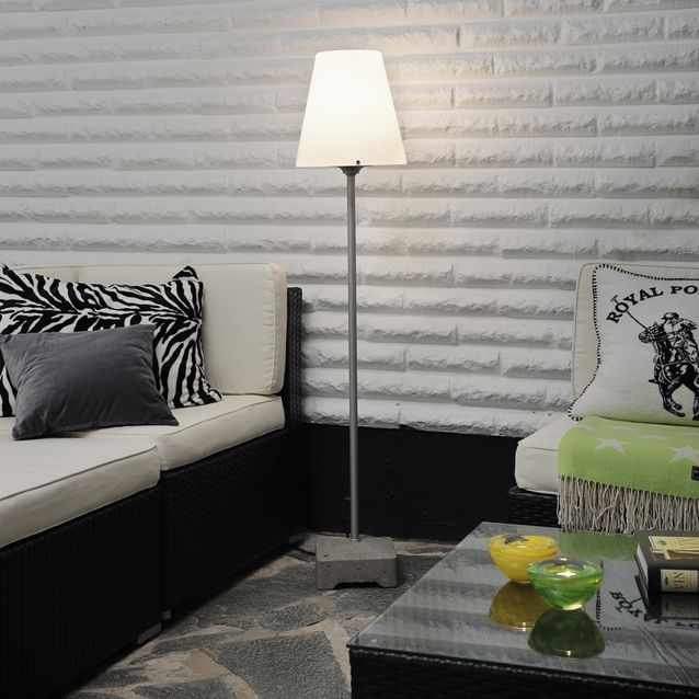 Lattiavalaisin Lucca 450-300 Ø 275x1300 mm harmaa/opaali