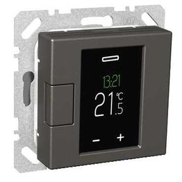 Termostaatti Schneider Electric WTH16 16A USE IP20 VAL viikko-ohjelmoitava antrasiitti Exxact