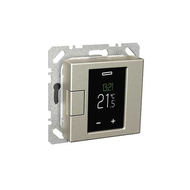 Termostaatti Schneider Electric WTH16 16A USE IP20 VAL viikko-ohjelmoitava metalli Exxact