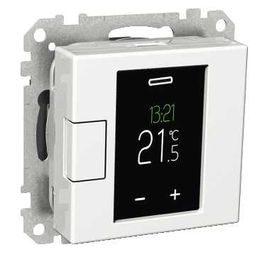 Termostaatti Schneider Electric WTH16 16A USE IP20 VAL  viikko-ohjelmoitava valkoinen Exxact