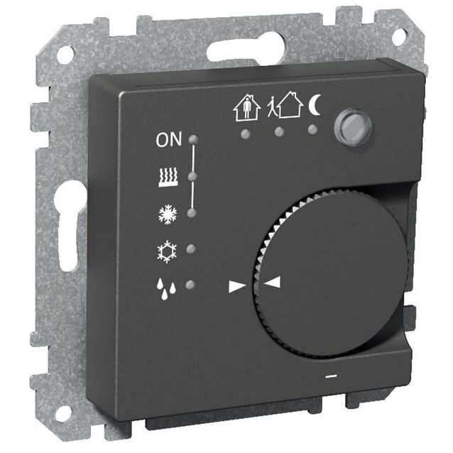 Termostaatti KNX IP20 UK antrasiitti  Exxact 2816202