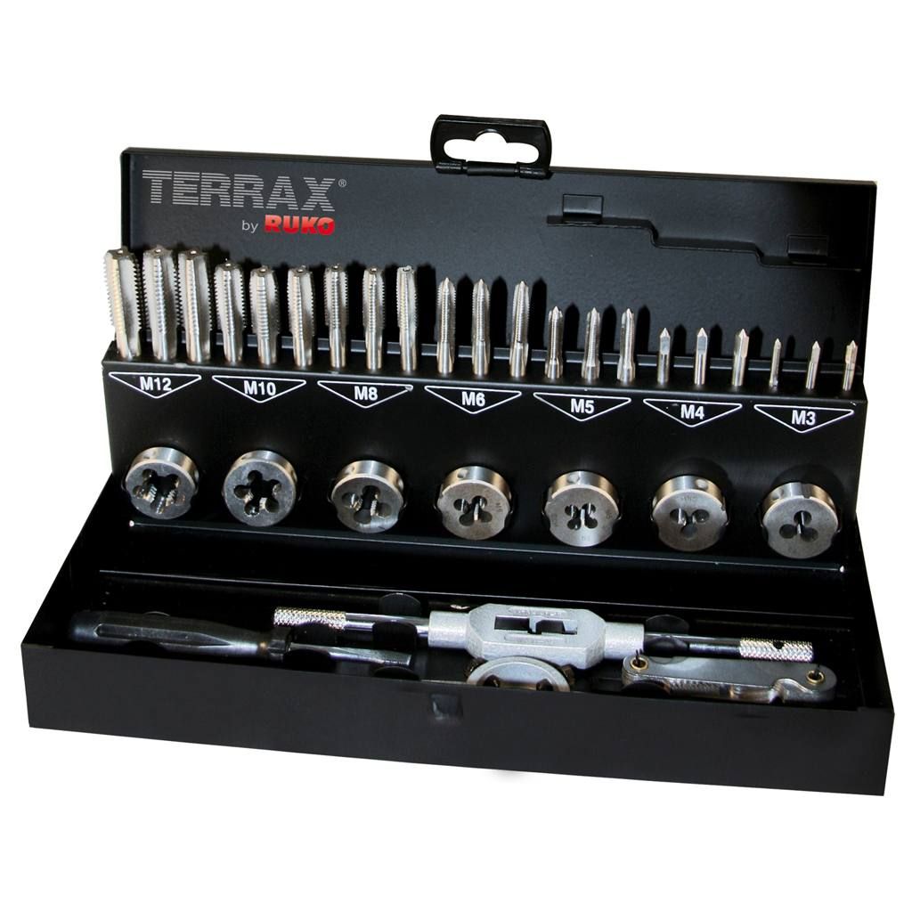 Kierretyökalusarja Terrax M3-M12 HSS 31-os.