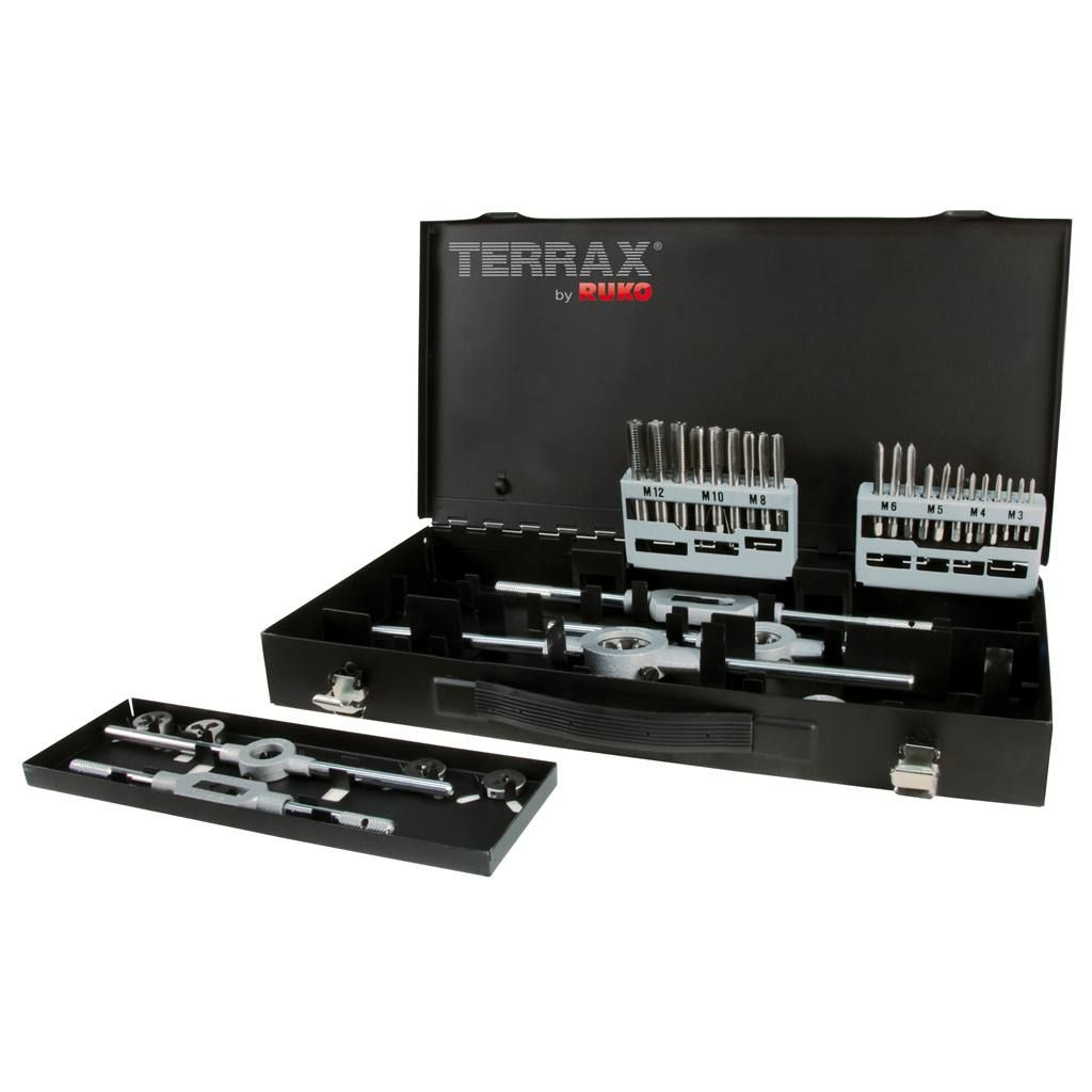 Kierretyökalusarja Terrax M3-M12 HSS 37-os.