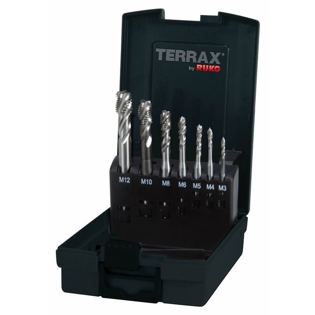 Konekierretappisarja Terrax M3-M12 HSS Co5 PR 7-os.