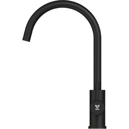 Keittiöhana INOX by Tammiholma Q1, APK-venttiili, C-juoksuputki, mattamusta