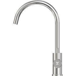 Keittiöhana INOX by Tammiholma Q1, APK-venttiili, kiiltävä teräs