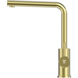 Keittiöhana INOX by Tammiholma Q1, APK-venttiili, L-juoksuputki, vaalea kulta