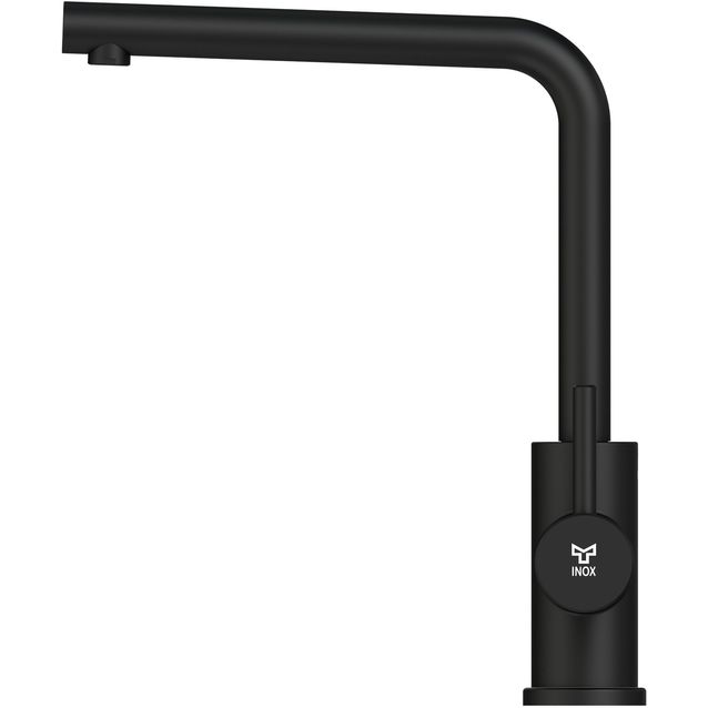 Keittiöhana INOX by Tammiholma Q1, L-putki ja APK-venttiili, mattamusta